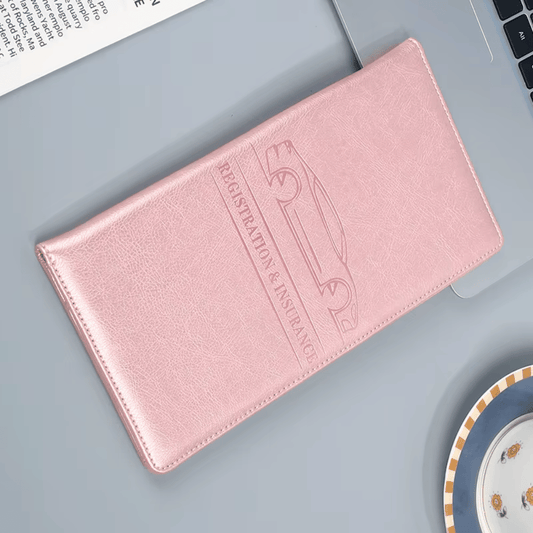 PU Leather Passport & Document Organizer