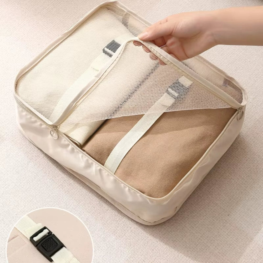 7-Piece Travel Storage Bag Portable Luggage Storage Tool for Business Trips Large Capacity Clothing and Toiletries Storage Bag