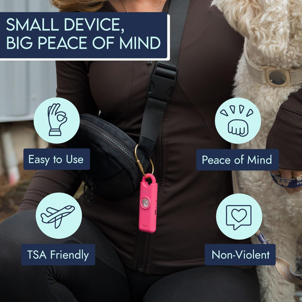 Rechargeable Personal Safety Alarm with Siren