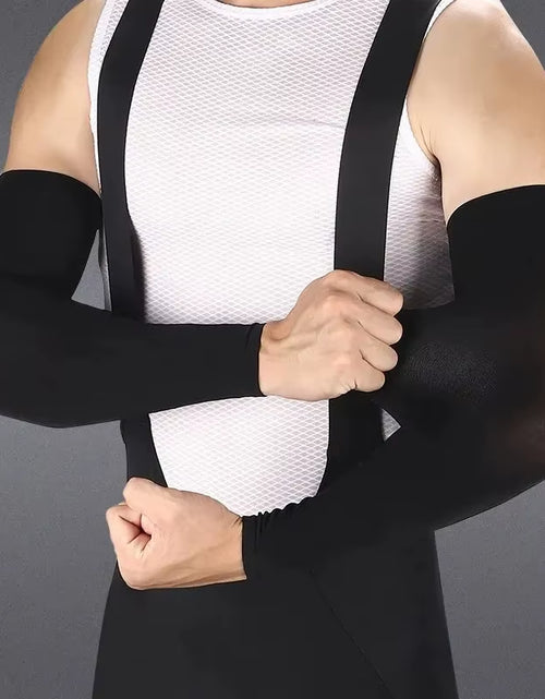 Load image into Gallery viewer, Ice Silk Sports Arm Sleeves Cycling Sun UV Protection Outdoor Travel Running Gym Fitness Cool Summer Arm Sleeves
