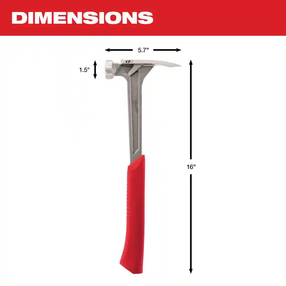 28 Oz. Milled Face Framing Hammer